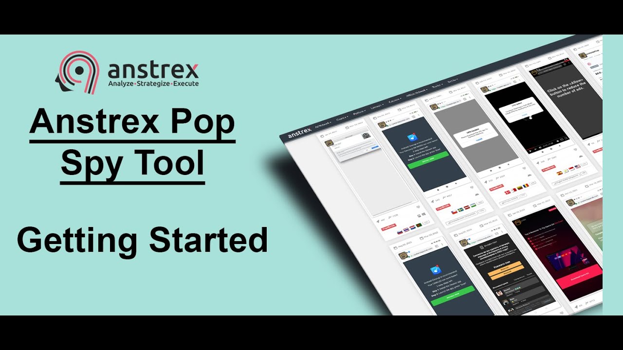 Anstrex Pop Spy Tool: Getting Started