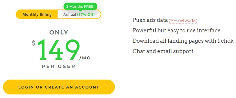 AdPlexity Push Ads Pricing