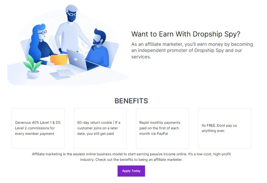 Dropship Spy Affiliate Program