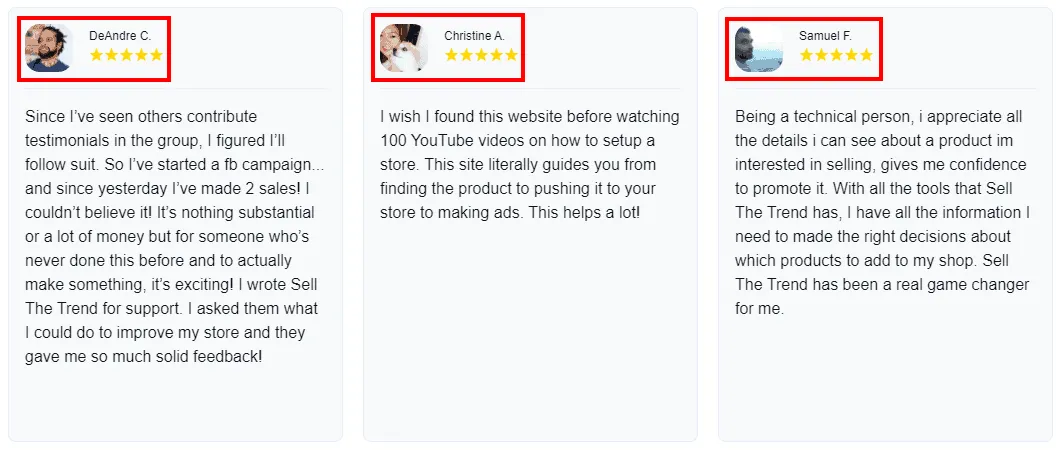 Sell The Trend Customer Reviews
