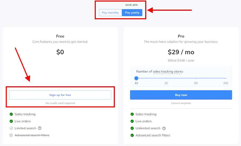 SimplyTrends Pricing