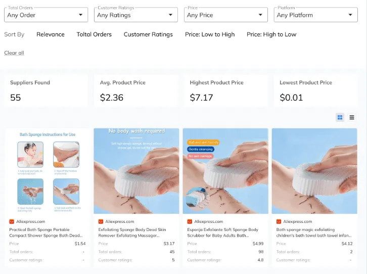 Supplier Finder with Image Search