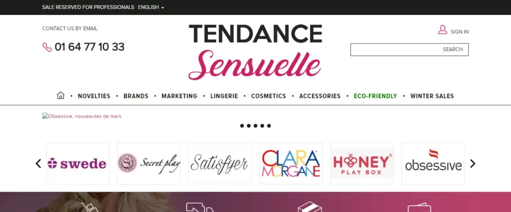 Tendance Sensuelle adult sex toy supplier