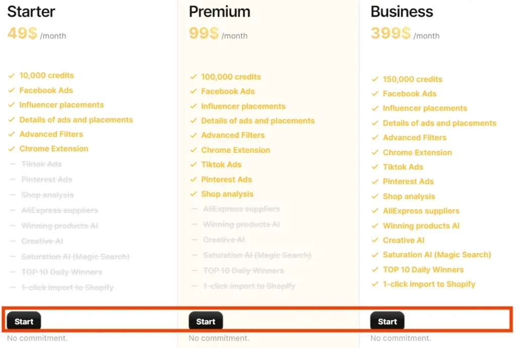 Mina pricing