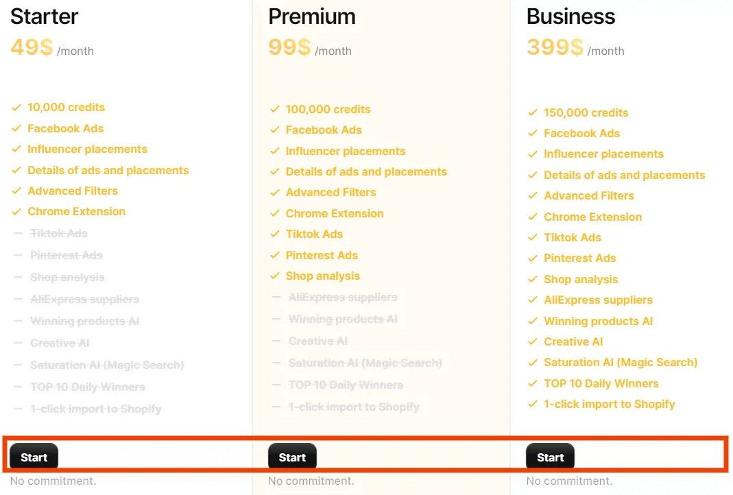 Mina pricing