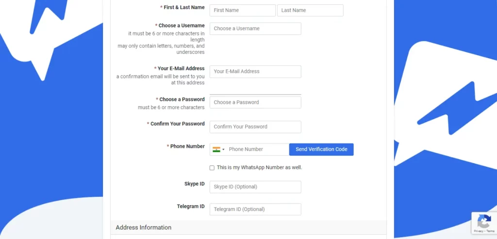 Create Account on PowerAdSpy