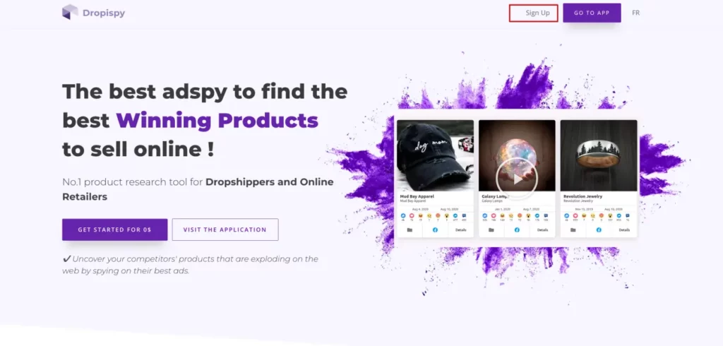 Dropispy Sign Up