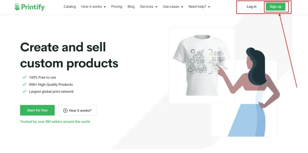 Printify Sign Up