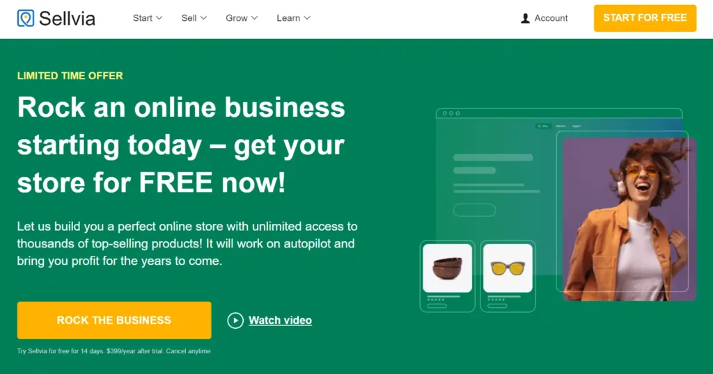 Sellvia Custom Store