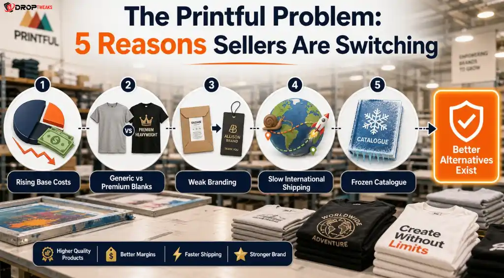 Printful sellers switching to better dropshipping alternatives